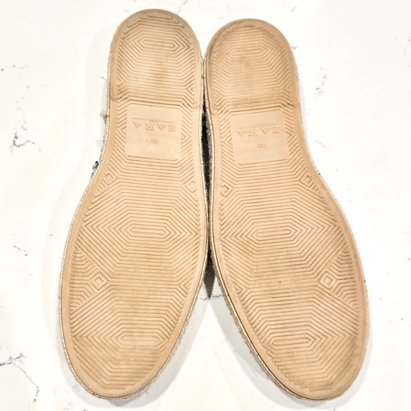 Zara Man Vintage Fabric Blue Striped Espadrilles Men’s Size 9.5 NWOT - Picture 7 of 12